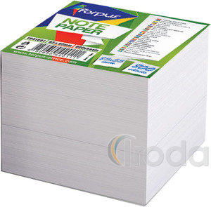 JEGYZETT&Ouml;MB 85 x 85 mm, feher, 800 lap