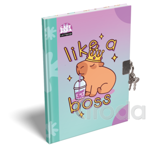 LIZZYSULI EML&Eacute;KK&Ouml;NYV KEM&Eacute;NYFEDELES LOLLIPOP CAPYBARA A/5
