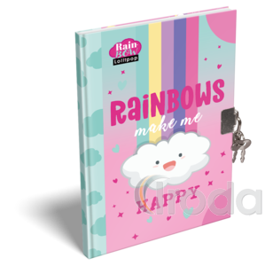 LIZZYSULI EML&Eacute;KK&Ouml;NYV KEM&Eacute;NYFEDELES LOLLIPOP RAINBOW A/5