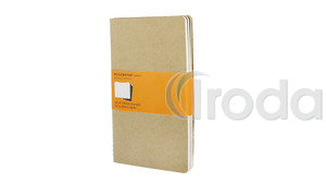 MOLESKINE JEGYZETFÜZET CAHIER QP416 BARNA L VONALAS 13x21cm