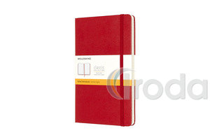 MOLESKINE NOTESZ QP060R KEMÉNY PIROS L VONALAS 13x21cm