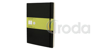 MOLESKINE NOTESZ QP623 PUHA FEKETE XL SIMA 19x25cm