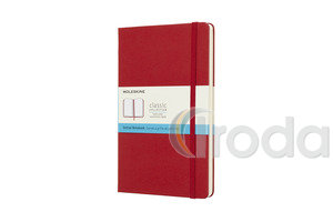 MOLESKINE NOTESZ QP066F2 KEMÉNY SKARLÁT PIROS L PONTOZOTT 13x21cm