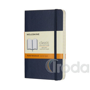 MOLESKINE NOTESZ QP611B20 PUHA ZAFÍR KÉK 'P' VONALAS