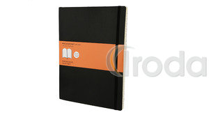 MOLESKINE NOTESZ QP621 PUHA FEKETE 'XL' VONALAS