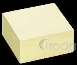 Öntapadó jegyzettömb 75x75 320lapos sárga