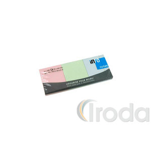 Jegyzett&ouml;mb InfoNotes &ouml;ntapad&oacute;s, 40x50 mm, 3x100 lap, PASTEL mix