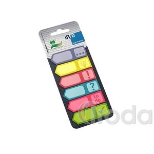 Oldaljelölő papír Info Notes 18x55 mm 6x25 lapos színes mintás