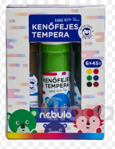 Tempera festék, fehér, 12 ml-es, Nebulo