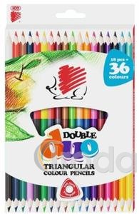 Színesceruza Ico Süni Duo 18/36 db, háromszögletű