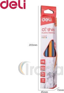 Grafitceruza rad&iacute;rv&eacute;ggel Deli Think Pastel, HB