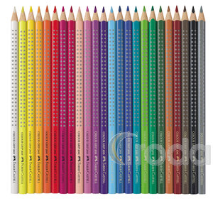 Faber-Castell Színes ceruza-készlet 24db-os háromszögletű GRIP fém dobozban
