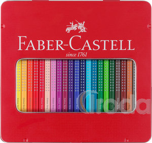 Faber-Castell Színes ceruza-készlet 24db-os háromszögletű GRIP fém dobozban