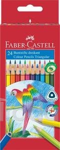 Faber-Castell Triangular Színesceruza-készlet, Papagáj / 24 darabos 116544