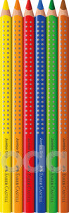 Faber-Castell Színes ceruza-készlet   6db-os háromszögletű GRIP Jumbo