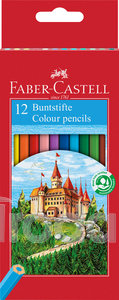 Faber-Castell Színes ceruza-készlet 12db-os hatszögletű kastélyos