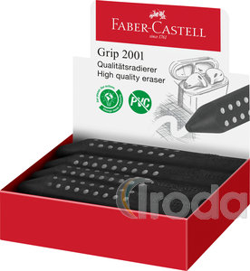 Faber-Castell Radír GRIP 2001 háromszögletű fekete színben
