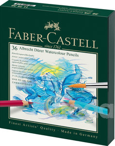 Faber-Castell Akvarell sz&iacute;nesceruza-k&eacute;szlet 36db-os hatsz&ouml;gletű ALBRECHT D&Uuml;RER studio box dobozban