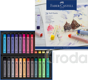 Faber-Castell Porpasztell kr&eacute;ta k&eacute;szlet 24db-os puha CREATIVE STUDIO