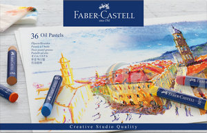 Faber-Castell Olajpasztell kr&eacute;ta k&eacute;szlet 36db-os hengeres test CREATIVE STUDIO