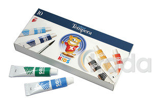 ICO Creative Kids tenpera, 12 tubusos, színes 12 ml/tubus