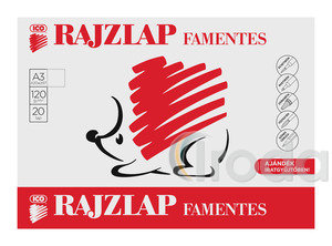 Rajzlap, famentes, 20 lap, A3, 120g, Süni, iratgyűjtőben