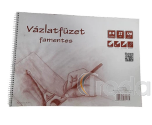 V&aacute;zlatf&uuml;zet spir&aacute;los B/4 32 lapos famentes