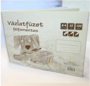 V&aacute;zlatf&uuml;zet spir&aacute;los B4 32 lapos f&eacute;lfamentes