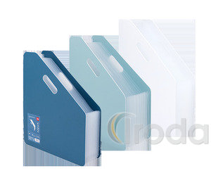 DELI Iratpapucs harmonika, álló A4, 13 rekeszes, 3 vegyes szín