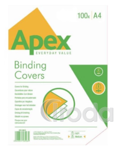 Spir&aacute;l h&aacute;tlap A4 230gr. matt feh&eacute;r, Apex