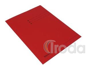 Esselte prespán iratgyűjtő, A4, 3 pólyás karton irattartó mappa, piros színű, 275 g prespán karton