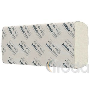 Interfold 'Z' hajt. kézt. 2 rtg. 150 lap/csom  FEHÉR 100% cellulóz,  WEPA SATINO PRESTIGE 275000 24x24 cm. ( H2 ) PT3