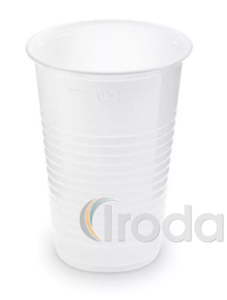 Pohár műanyag 3 dl fehér , 80mm, 50db/csomag
