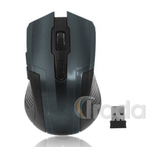 Silverline RF107 vezetéknélküli optikai egér, 2.4GHz, 1600 dpi, kék