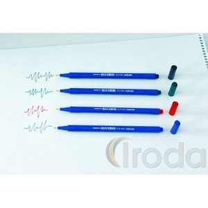 Nebulo Tűfilc k&eacute;k 0,4mm, f&eacute;mcs&uacute;cs, h&aacute;romsz&ouml;g alak&uacute; test