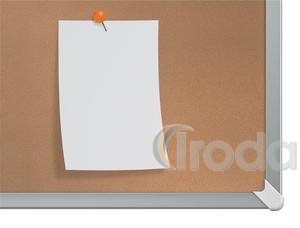 Nobo Impression Pro széles képarányú parafatábla 1550x870mm, alukerettel