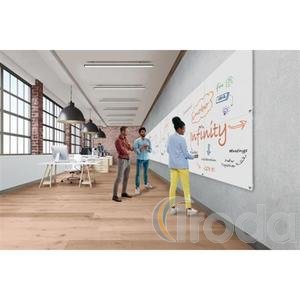 Nobo Infinity keret nélküli acél fehértábla, mágneses 900x600mm, fehér