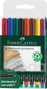 Faber-Castell Alkoholos filctollkészlet 8db-os F-es heggyel