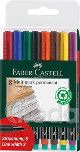 Faber-Castell Alkoholos filctollkészlet 8db-os S-es heggyel