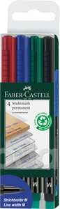 Faber-Castell Alkoholos filctollkészlet 4db-os M-es heggyel