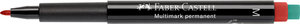 Faber-Castell Alkoholos filctoll piros M-es heggyel
