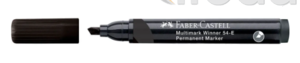 Faber -Castell Multimark Winner 54E Alkoholos filctoll, fekete v&aacute;gott hegyű