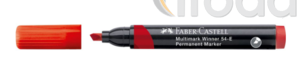 Faber -Castell Multimark Winner 54E Alkoholos filctoll, piros v&aacute;gott hegyű
