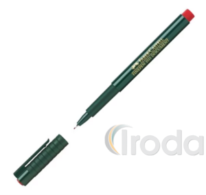 Faber-Castell Tűfilc 0,4mm 1511 Document piros