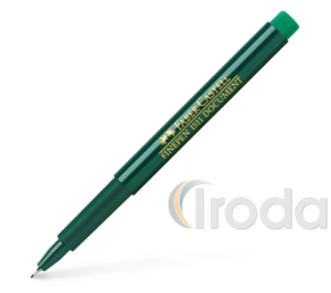 Faber-Castell Tűfilc 0,4mm 1511 Document z&ouml;ld