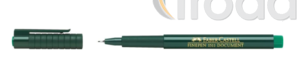 Faber-Castell Tűfilc 0,4mm 1511 Document z&ouml;ld