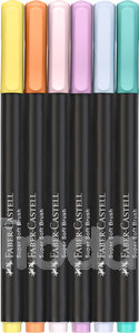 Faber-Castell Filctollk&eacute;szlet   6db-os BLACK EDITION pasztell