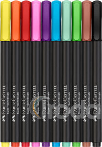 Faber-Castell Filctollk&eacute;szlet 10db-os BLACK EDITION