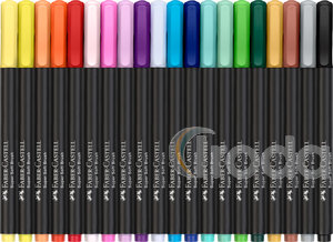 Faber-Castell Filctollk&eacute;szlet 20db-os BLACK EDITION