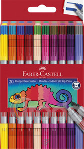 Faber-Castell Filctollk&eacute;szlet 20db-os k&eacute;tv&eacute;gű